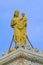 Virgin Mary Jesus Statue Roof Cathedral Duomo Pisa Italy