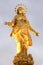 Virgin mary statue, milan, italy