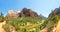 Virgin nature paniramic view of Zion National Park