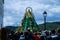 Virgin on a paso in procession in Sanlucar de Guadiana.