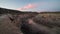 The Virgin river and the Jem trail in Southern Utah early on a spring morning