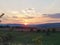 Virginia Shenandoah valley sunset October