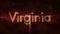 Virginia - Shiny looping state name text animation