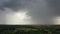 Virial video of an impending storm, leaden storm clouds and rain