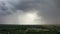 Virial video of an impending storm, leaden storm clouds and rain