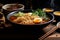 Virtual feast, an AI generated visual of delectable Japanese ramen cuisine