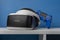 Virtual reality gear for gaming on the shelf