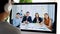 Virtual video conference, Work from home, Brainstorm planing teamwork, Asian business team making video call by web, Group of asia