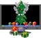 Virtual Xmas tree with gifts