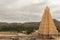 Virupaksha hindu temple Gopuram captured from Hemakuta Hill