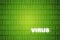 Virus Alert Green Abstract Background