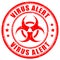 Virus alert vector stamp