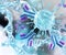 Virus close-up, medical science background