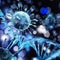 Virus close-up, medical science background