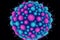 A virus. COVID-19. Viral Intrusion. Unveiling the Complex World of Pathogens. Generative AI