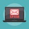 Virus on email, Email spam, Cyber attack concept