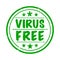 Virus free stamp.