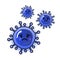 Virus infections prevention methods. Corona virus 2019-nCoV Emoji pattern on white background. Corona Virus in Wuhan, China, Globa