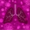 Virus lung infection medicine medical disease infection