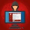 Virus Malware Ransomware wannacry encrypted your files and requires money.