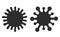 Virus or microbe vector icon