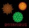 Virus Shape Rotavirus Vector Illustration