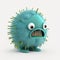Virus Tales, a series of short stories about strange and fascinating world of viruses. cute children creature, AI