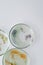 Viruses and bacteria in a Petri dish, studying the growth of bacteria on different samples in the laboratory.