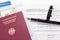 Visa application with german travel passport
