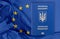 Visa-free regime between Ukraine and the European Union - concept.