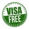 Visa free sign or stamp