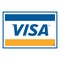 Visa Logo on a white background