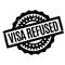 Visa Refused rubber stamp