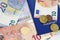 Visa schengen euro banknotes and coins 2