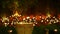 Visakha Bucha Day, candles in religious ceremony, Chiang mai Thailand.