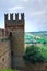 Visconti Castle. Castell\'Arquato. Emilia-Romagna. Italy.