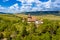 Viscri village landscape in the summer