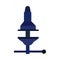 Vise vector construction industry equipment clamp tool icon. Steel metal grip adjustable carpentry pressure