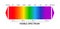 Visible light spectrum, infared and ultraviolet. Electromagnetic visible color spectrum for human eye. Vector gradient