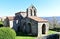 Visigothic pre Romanesque Landmark. Santa Comba de Bande medieval church, Ourense, Spain.