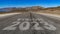 Vision 2023 written on highway road to the mountain