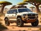 A Vision of the African Savanna in realty suv car