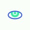 Vision eye icon vector