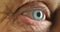 Vision, health and the eye of a senior woman closeup and cropped. Healthcare, medical insurance and laser surgery for