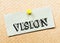 Vision Message. Concept Image