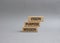 Vision Purpose Mission symbol. Concept word Vision Purpose Mission on wooden blocks. Beautiful grey background. Business and