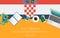 Visit Croatia concept for your web banner