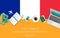 Visit France concept for your web banner or print.