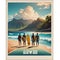 Visit Hawaii Surfer Travel Poster