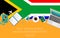 Visit South Africa concept for your web banner